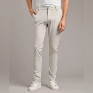 Rhone Commuter Slim Pant in Stone Mens 34 X 32